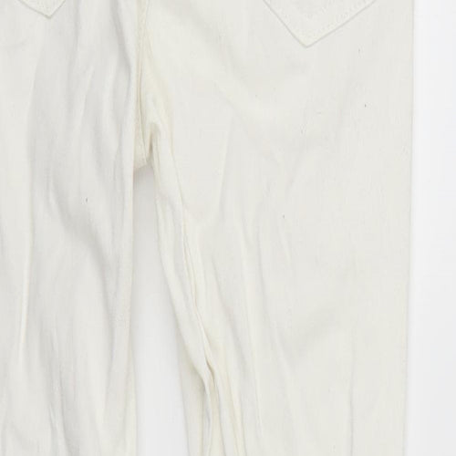 Waredenim Womens White  Denim Skinny Jeans Size 6 L23 in