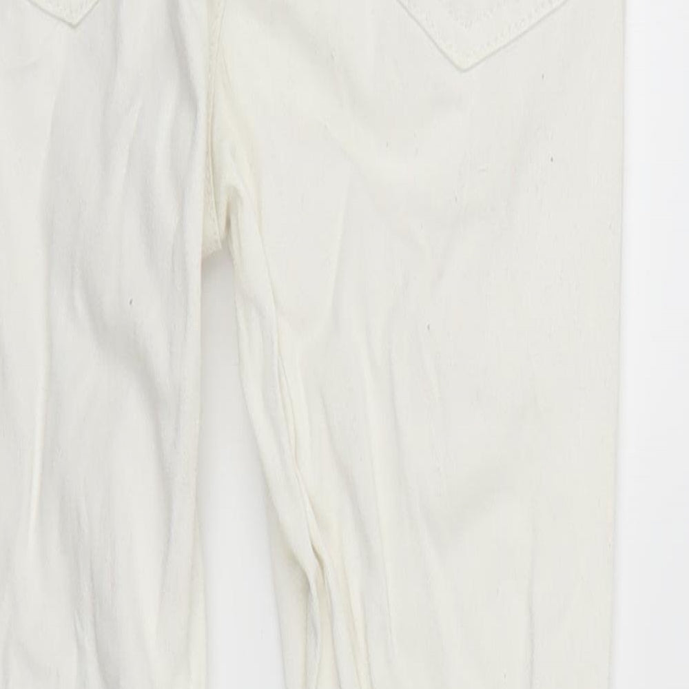 Waredenim Womens White  Denim Skinny Jeans Size 6 L23 in