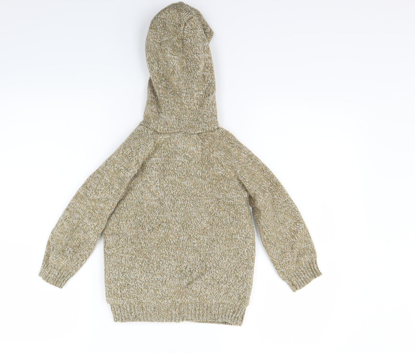 Nutmeg Boys Brown   Full Zip Hoodie Size 3-4 Years  - Bear print