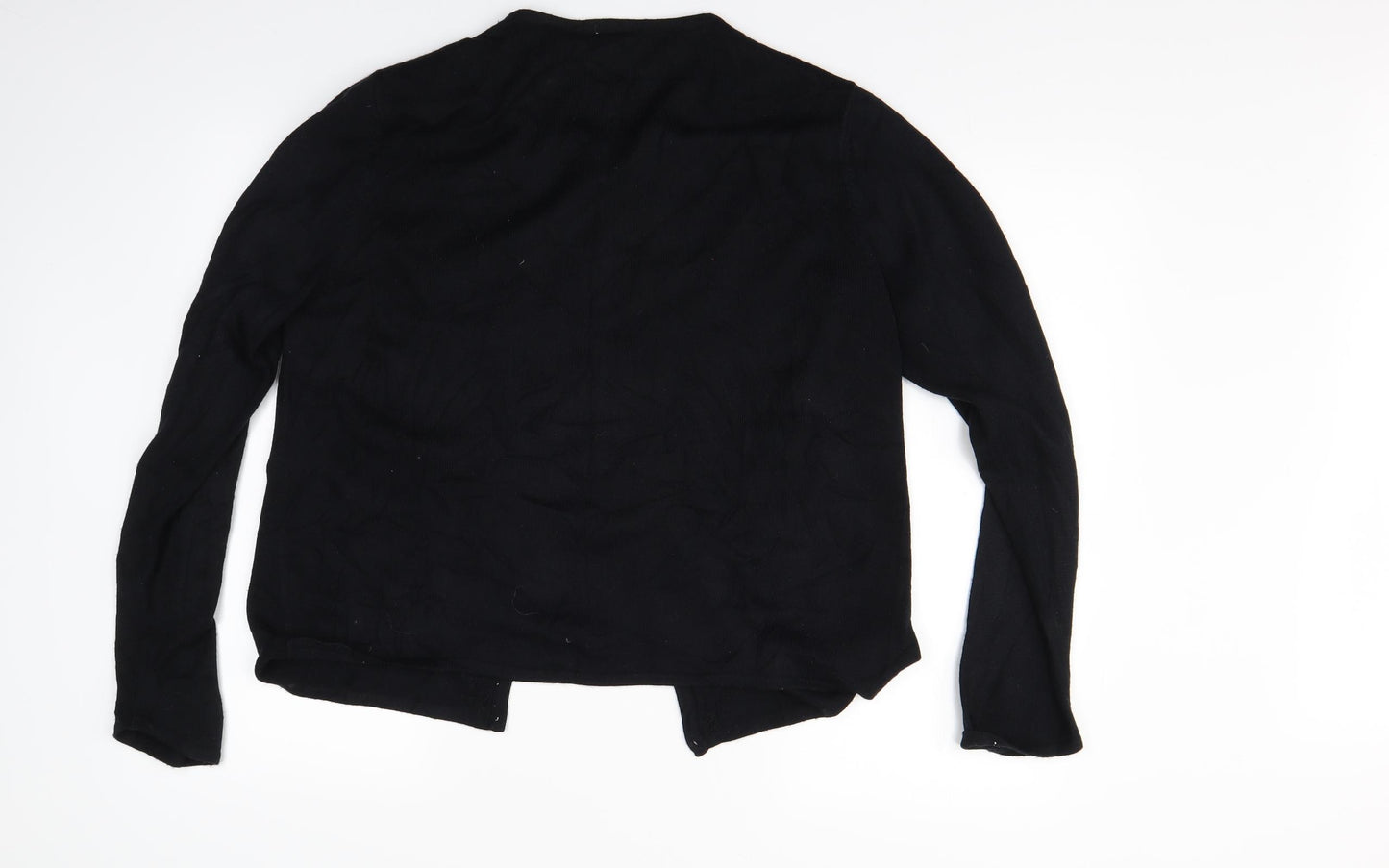 mackays Womens Black  Knit Cardigan Jumper Size XL