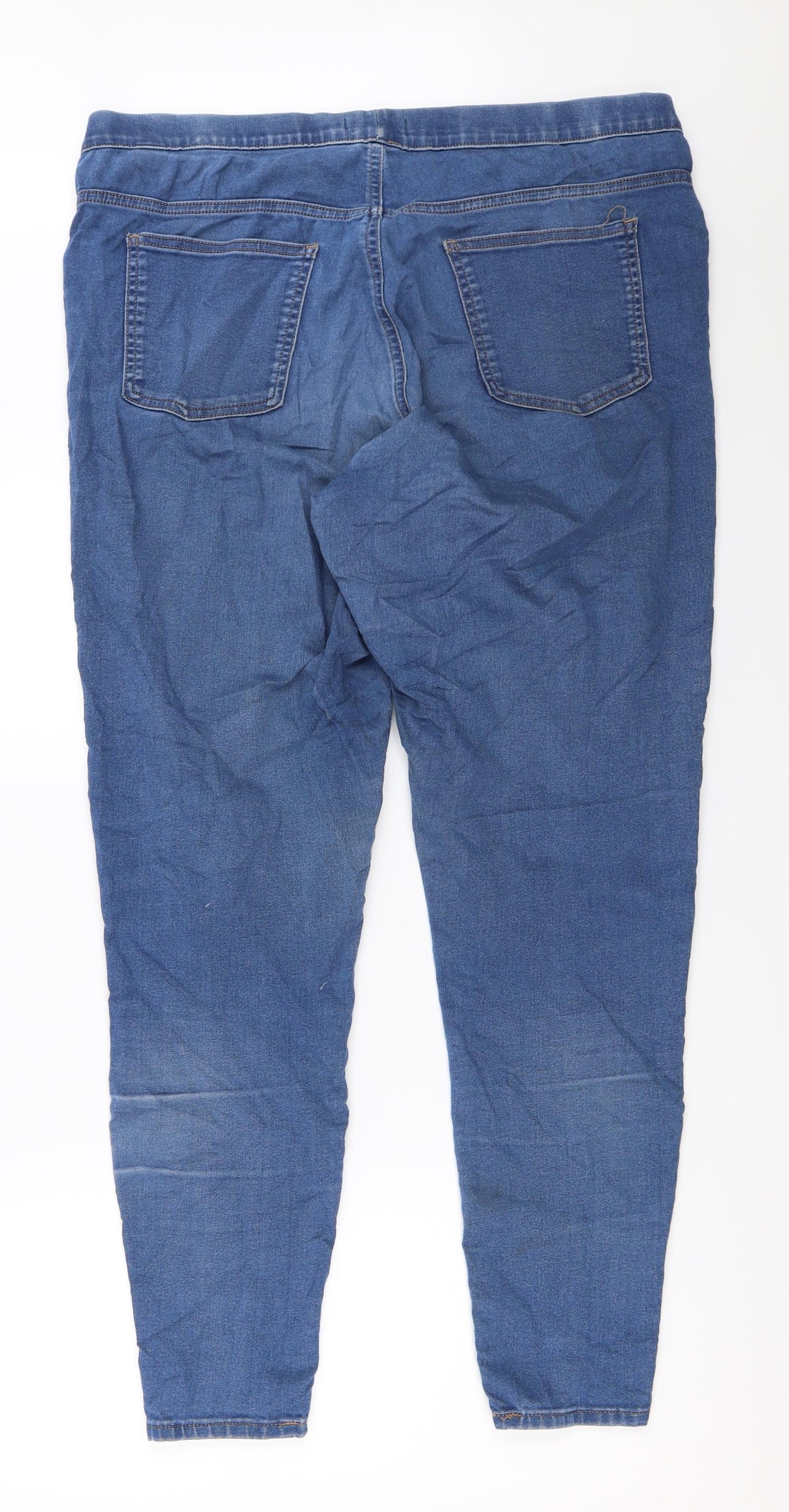 Marks and Spencer Womens Blue  Denim Jegging Jeans Size 18 L29 in