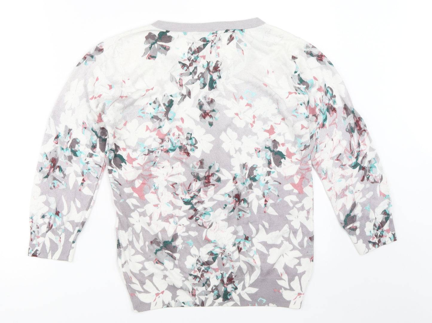 Per Una Womens Grey   Cardigan Jumper Size 10