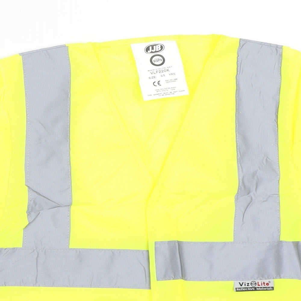 Viz Life Boys Yellow   Jacket  Size 4-5 Years  - High Viz