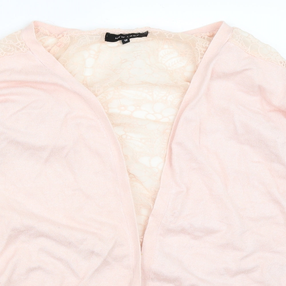 New Look Womens Pink   Cardigan Jumper Size 10