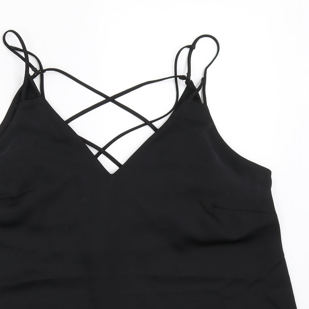 NEXT Womens Black   Camisole Blouse Size 8