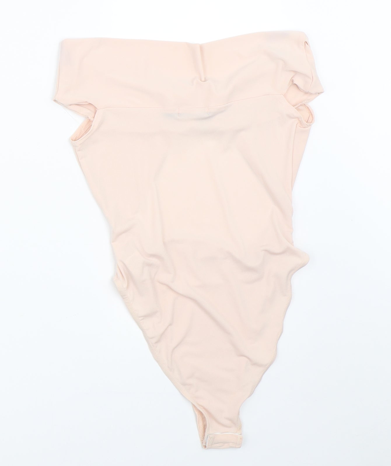 Boohoo Womens Pink   Basic Blouse Size 8  - bodysuit