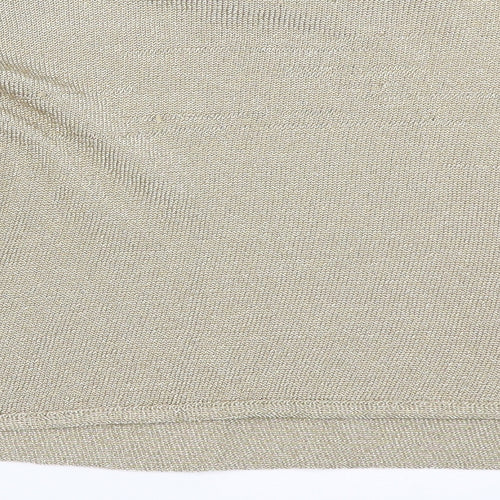 Topshop Womens Gold   Pullover Jumper Size 14