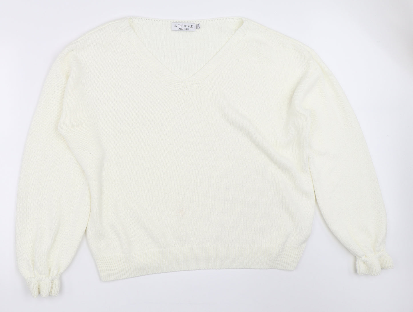 In the Style Womens Ivory   Pullover Jumper Size 12