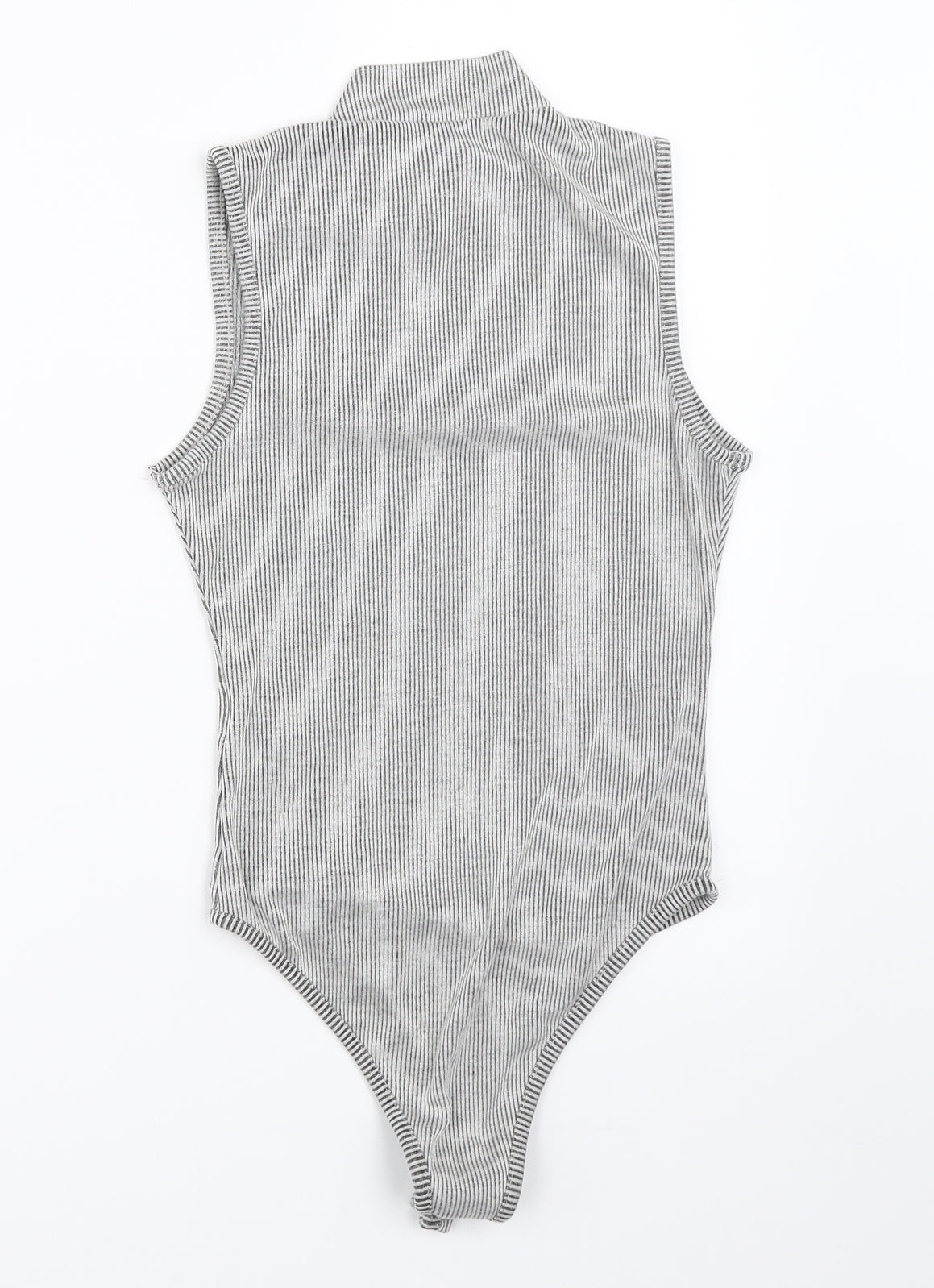 Atmosphere Womens Grey   Basic Button-Up Size 6  - Bodysuit