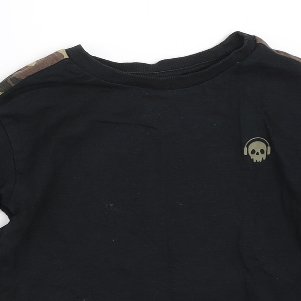 NEXT Boys Black   Basic T-Shirt Size 3 Years