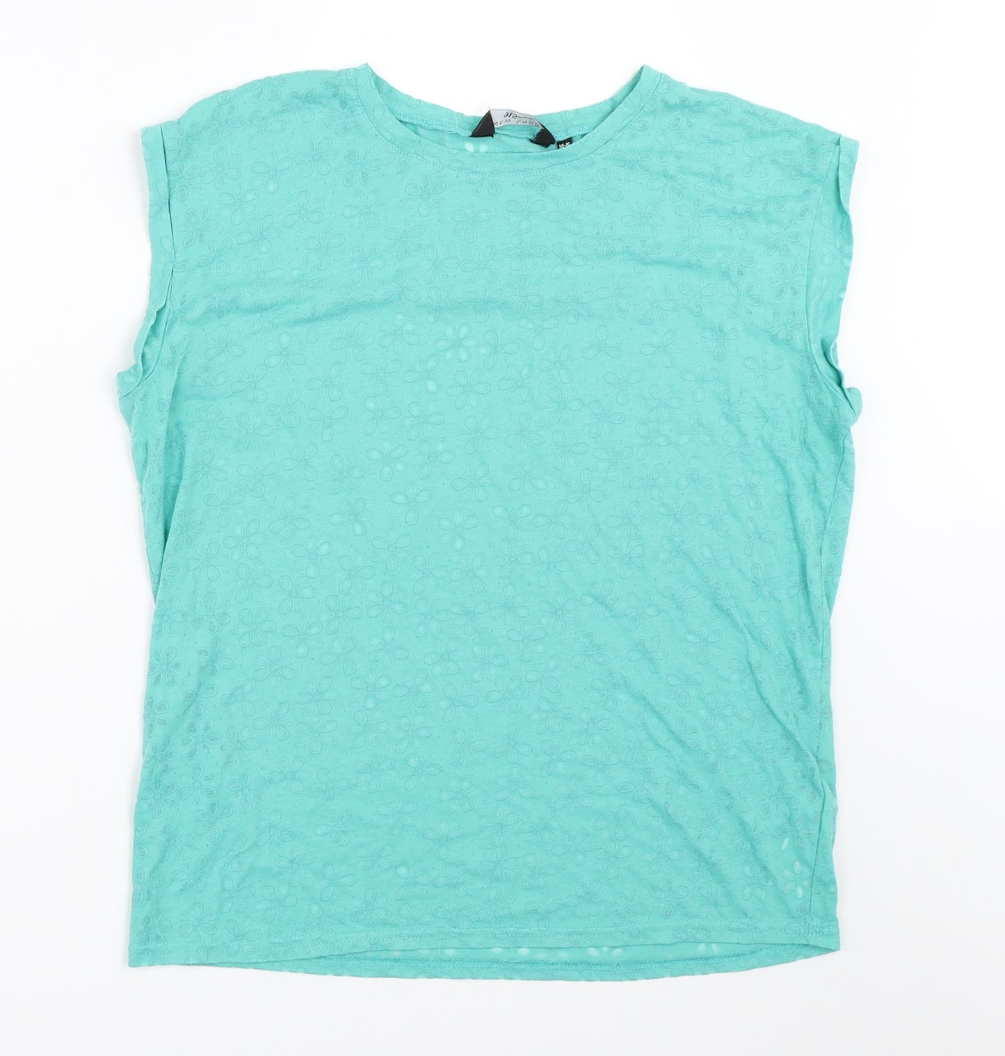 New Look Girls Green   Basic T-Shirt Size 14-15 Years