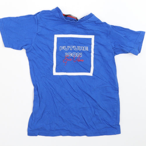 George Boys Blue   Basic T-Shirt Size 5-6 Years