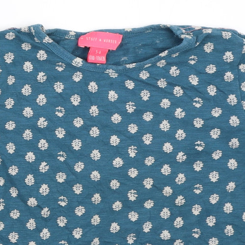 Stuff & Wonder Boys Blue   Basic T-Shirt Size 5-6 Years