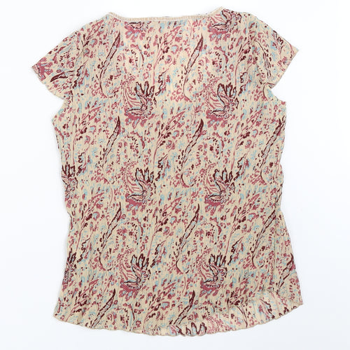 Epilogue Womens Beige   Basic Blouse Size 12