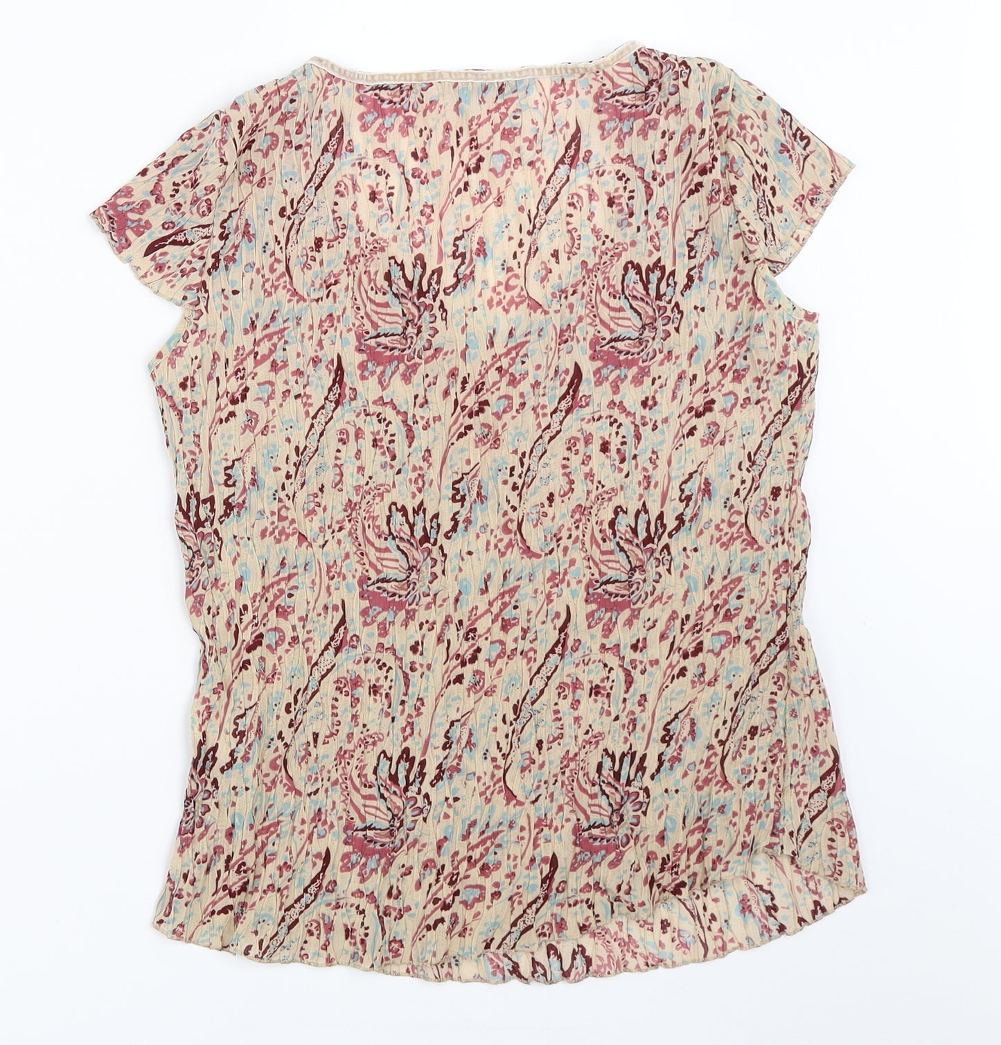 Epilogue Womens Beige   Basic Blouse Size 12