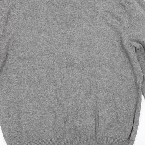 Petroleum Mens Grey   Pullover Jumper Size M