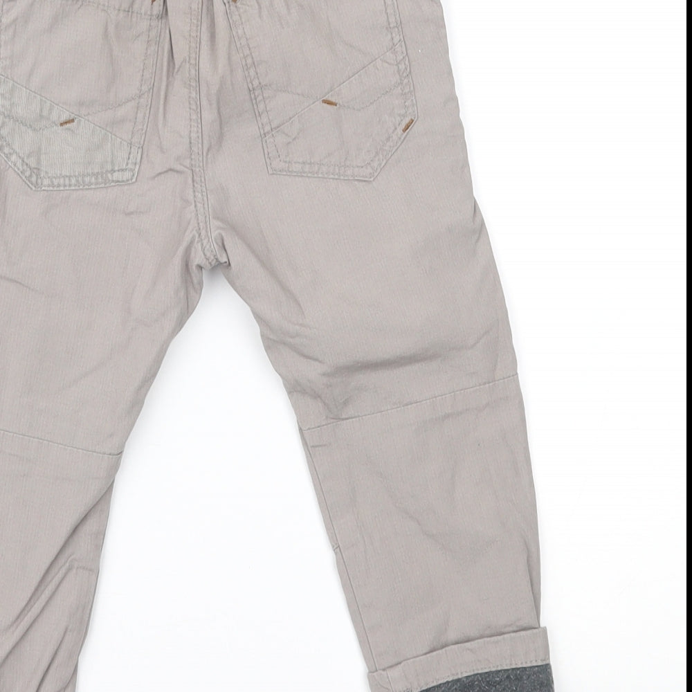 NEXT Boys Grey   Cargo Trousers Size 12-18 Months