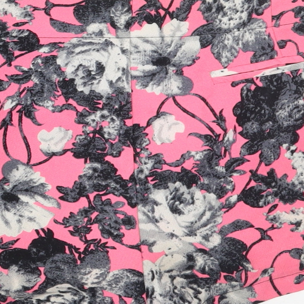 Pink Soda Womens Pink Floral  Skort  Size 8