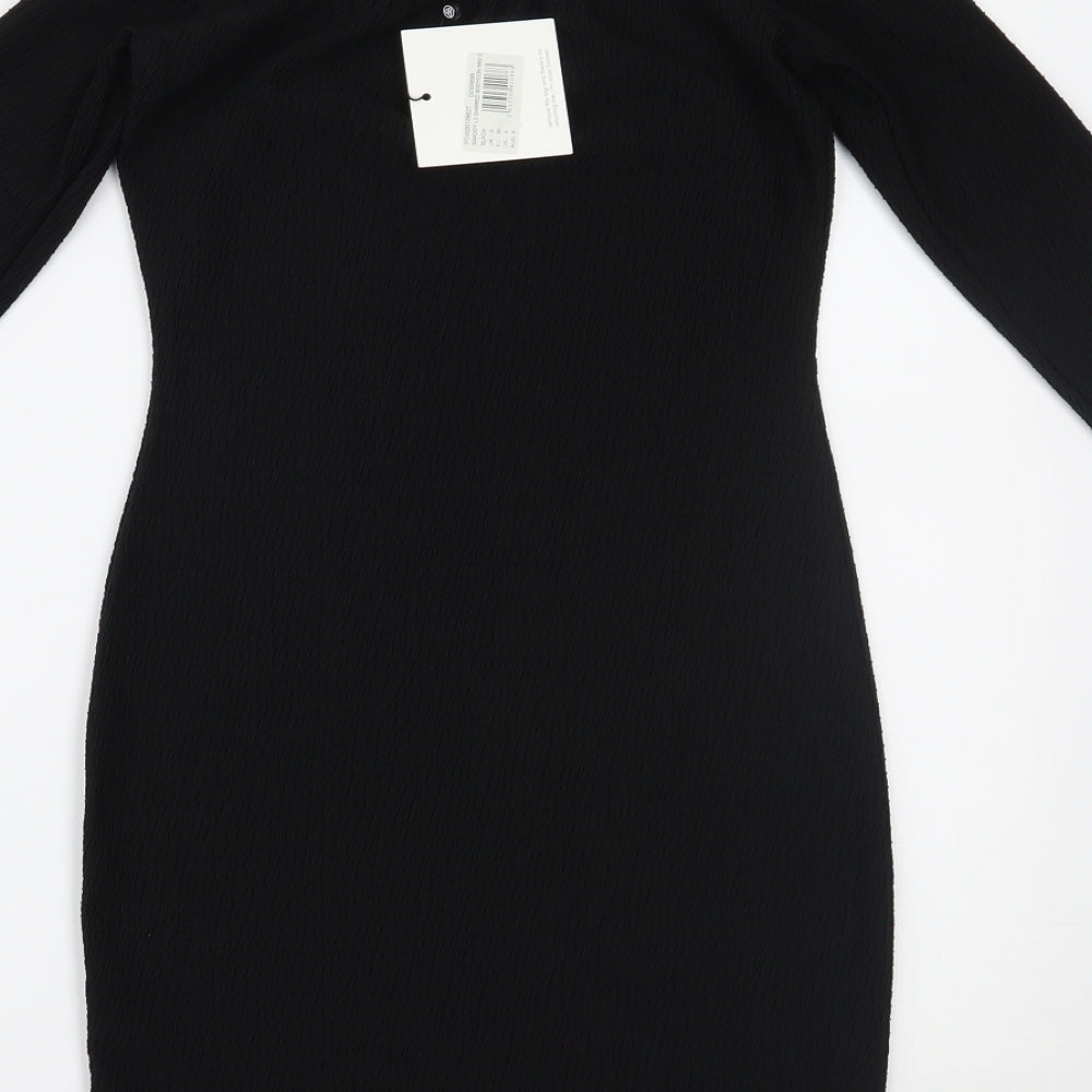 Missguided Womens Black   Mini  Size 8