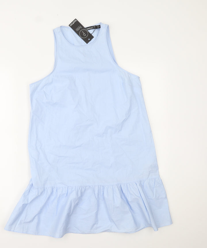 Boohoo Womens Blue Shift Size 8