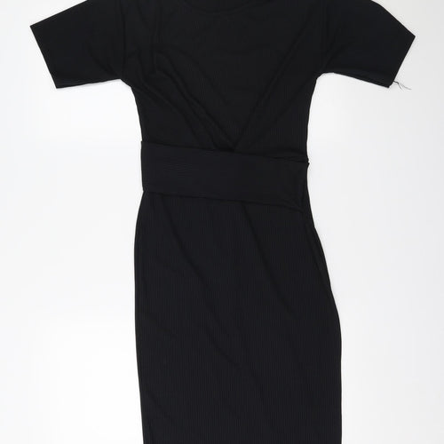 Missguided Womens Black   Fit & Flare  Size 8