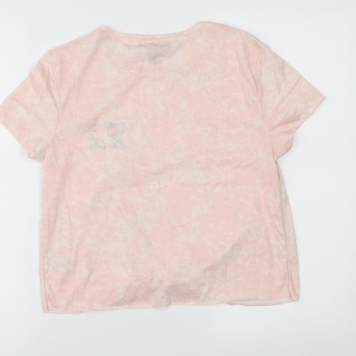 Primark Womens Pink   Cropped Polo Size S