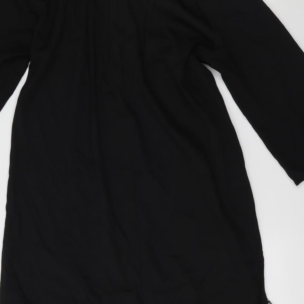 Boohoo Womens Black   Shirt Dress  Size 14