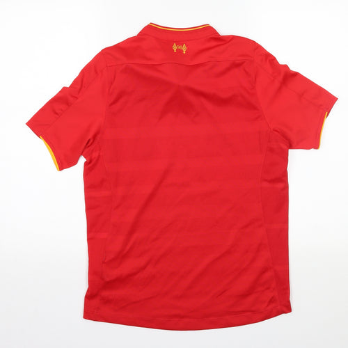 New Balance Boys Red   Basic Polo Size XL  - Liverpool FC