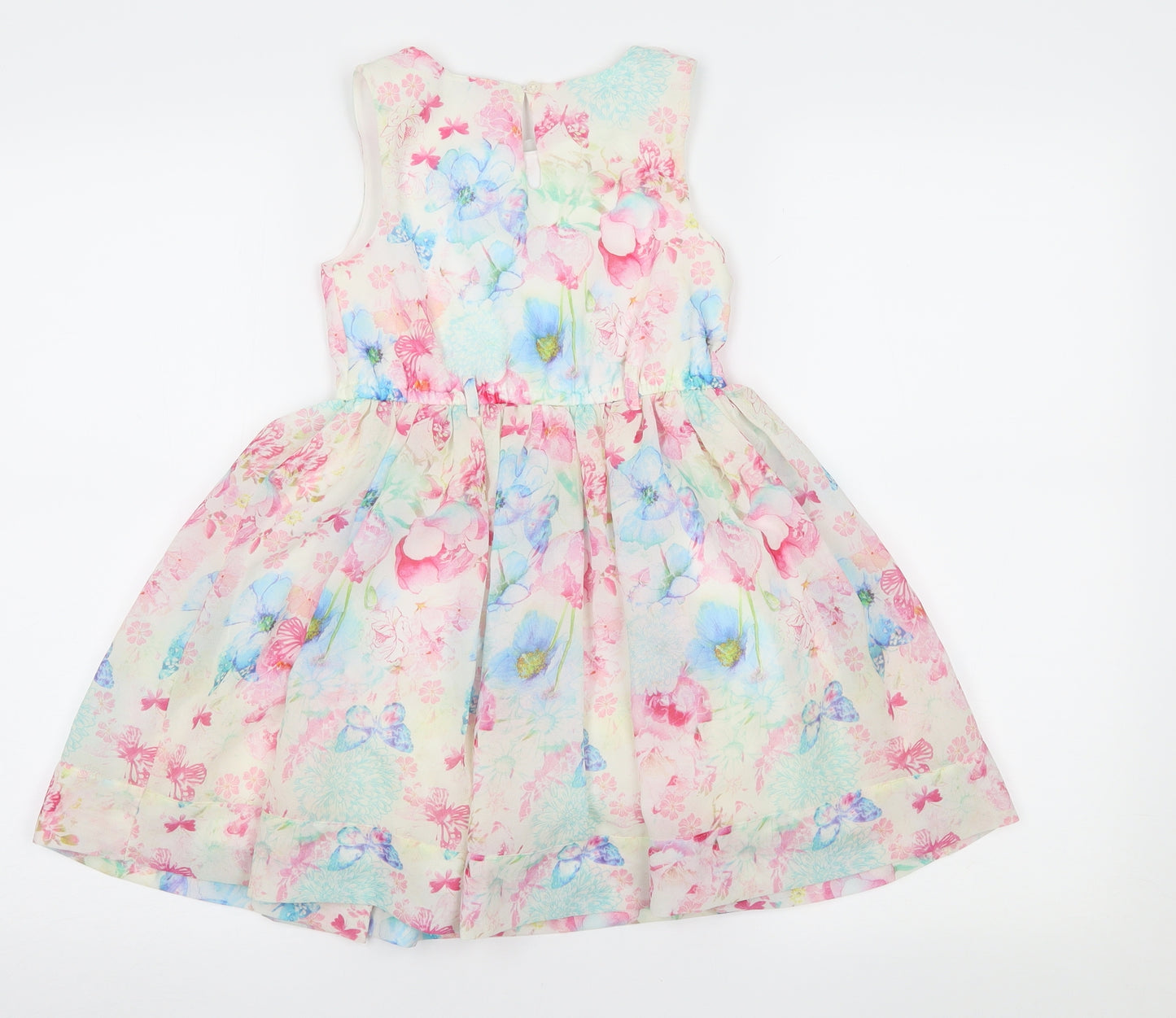 Matalan Girls Multicoloured Floral  A-Line  Size 6 Years