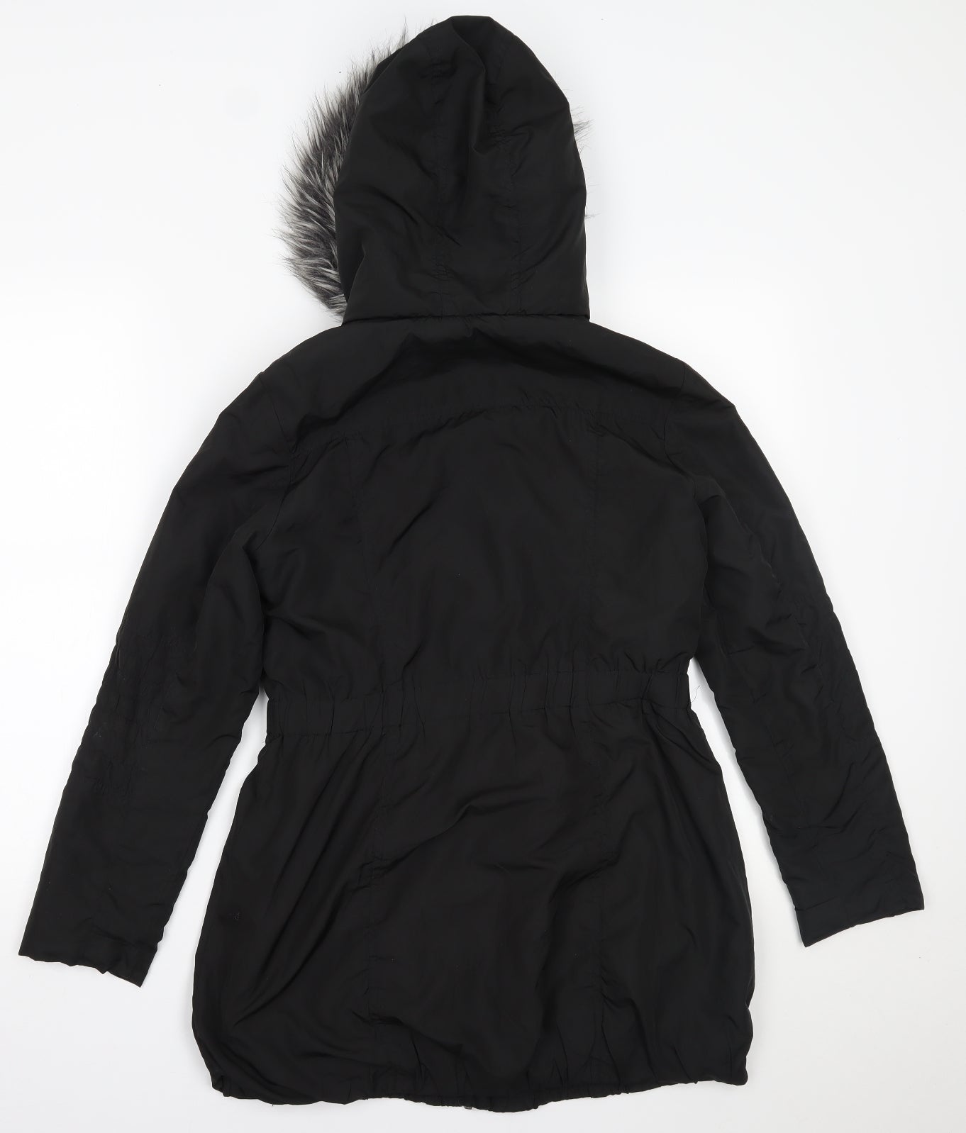 NEXT Girls Black   Parka Coat Size 11-12 Years