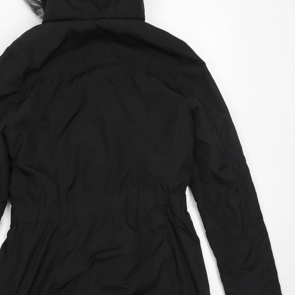 NEXT Girls Black   Parka Coat Size 11-12 Years