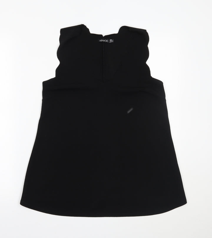 Boohoo Womens Black Mini Size 10