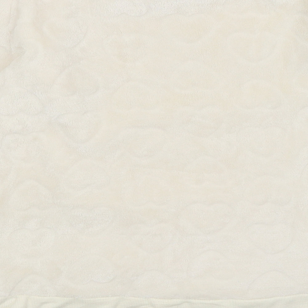 Love to Lounge Womens Ivory Solid  Top Pyjama Top Size 8