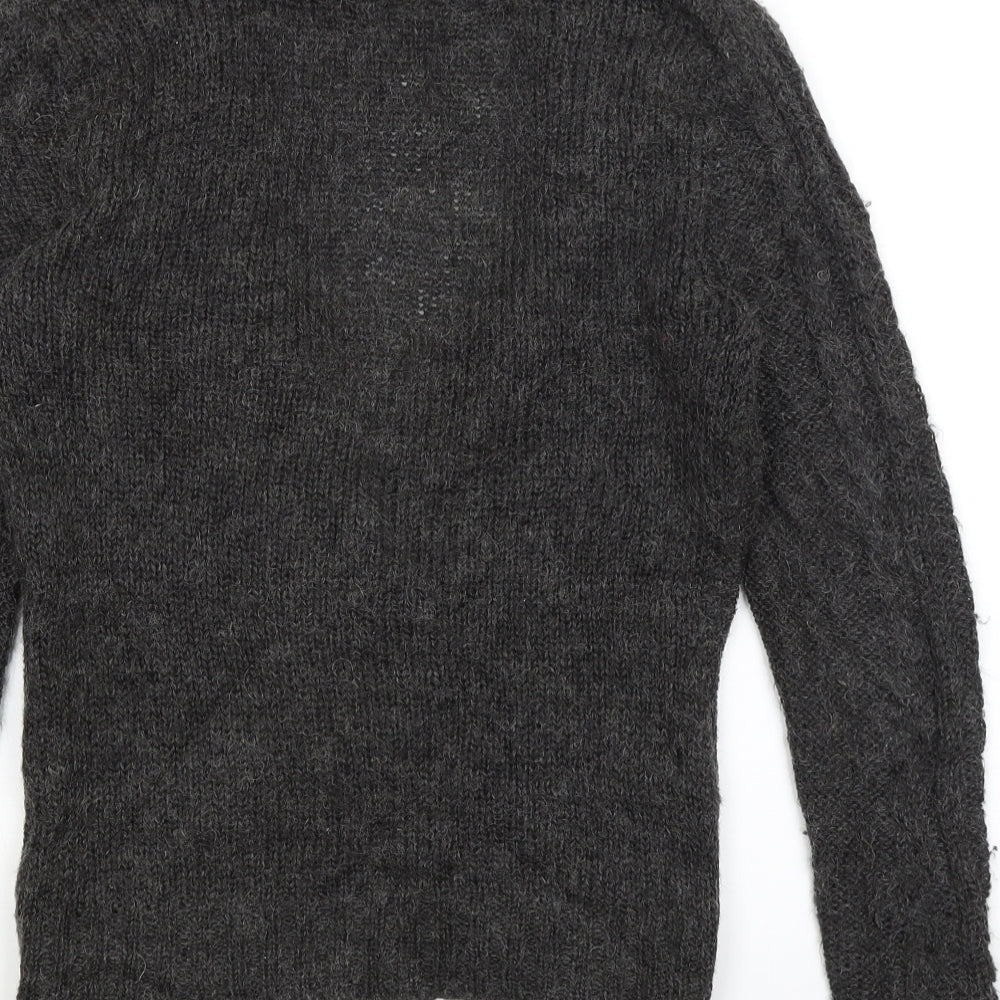 Divided Womens Grey   Cardigan Jumper Size 10
