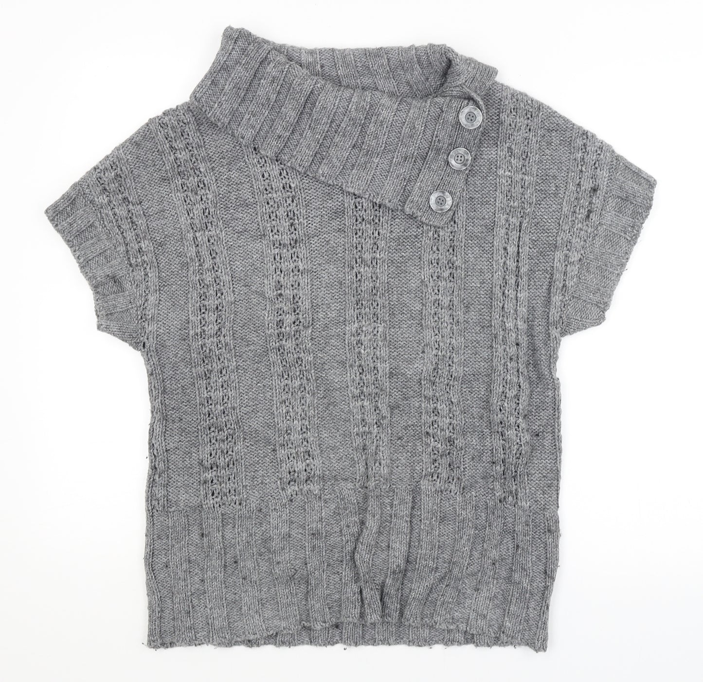 Wallis Womens Grey   Pullover Jumper Size M