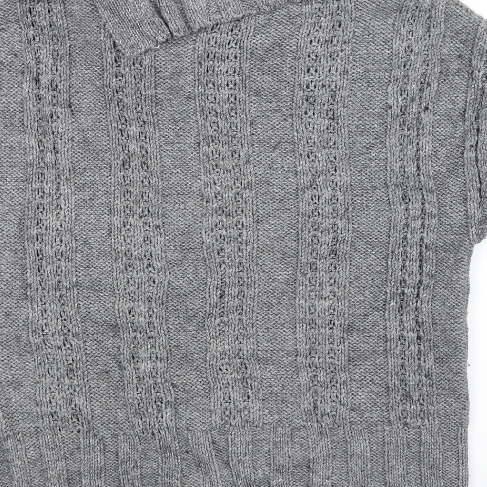 Wallis Womens Grey   Pullover Jumper Size M