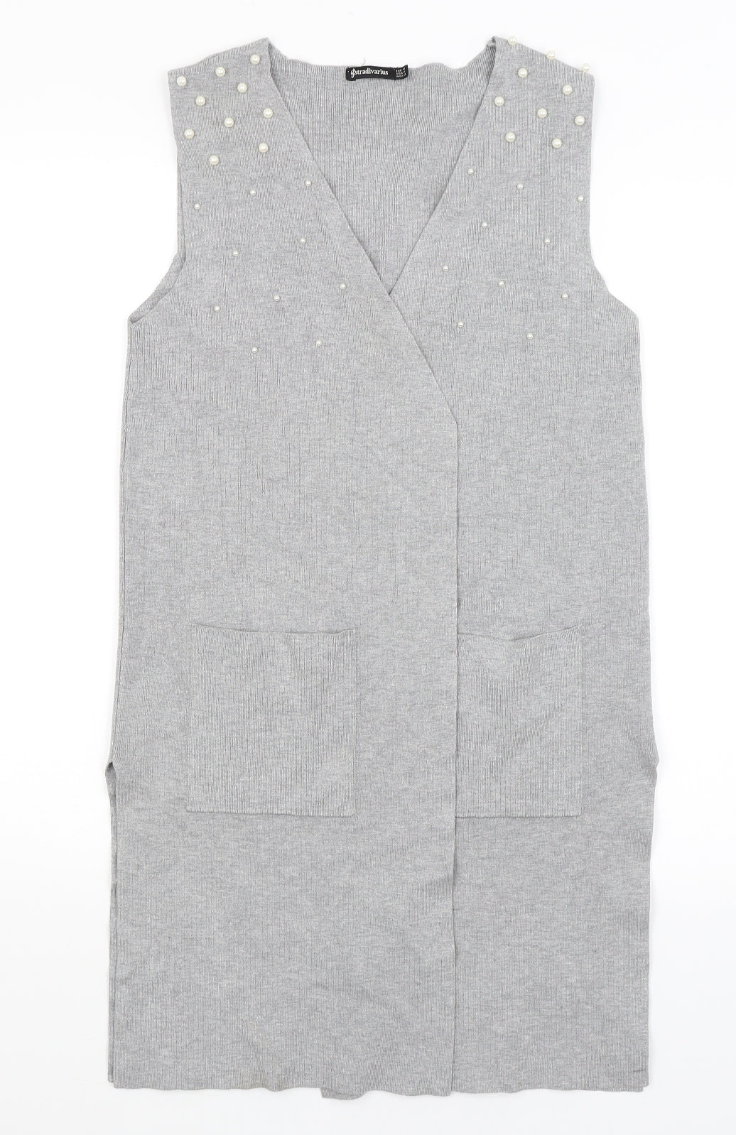 Astradivarius Womens Grey   Wrap Jumper Size M