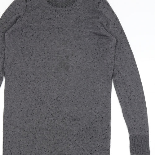 M&S Womens Grey   Jumper Dress  Size L