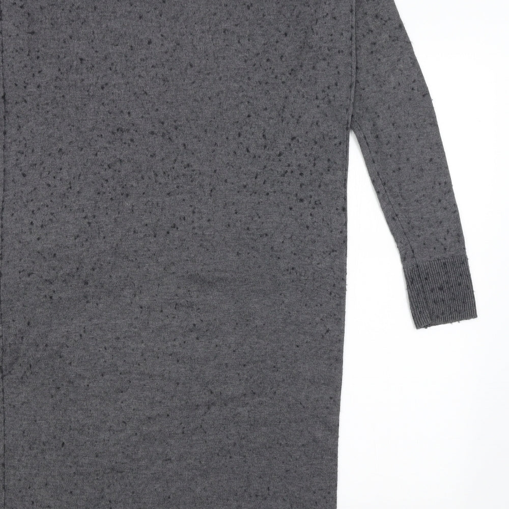 M&S Womens Grey   Jumper Dress  Size L