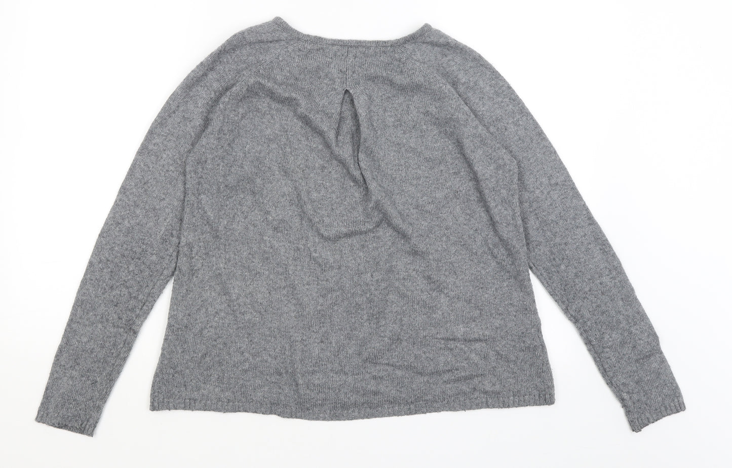 Saint Tropez Womens Grey   Pullover Jumper Size M