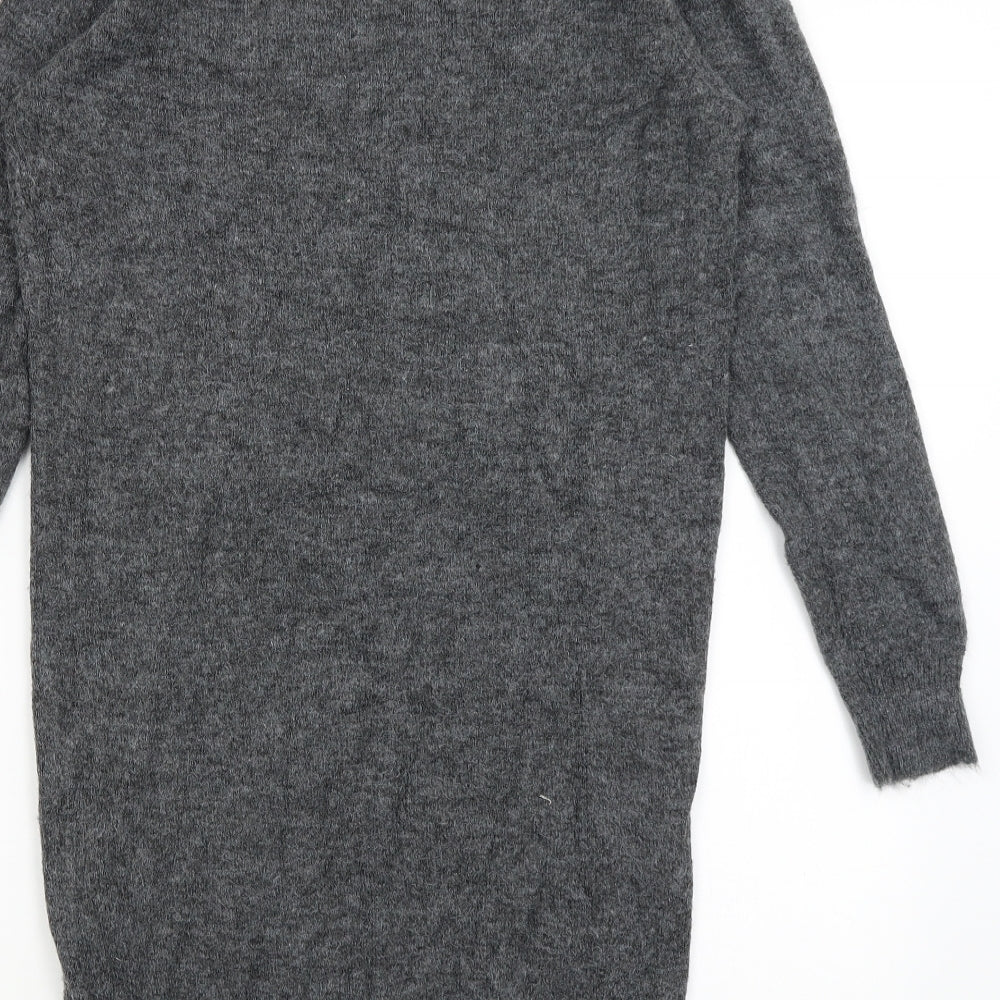 Papaya Womens Grey   Jumper Dress  Size M