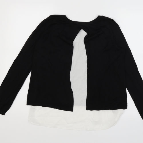 H&M Womens Black   Pullover Jumper Size S