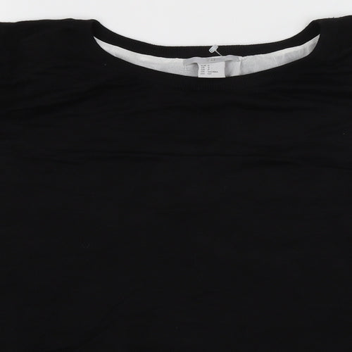 H&M Womens Black   Pullover Jumper Size S
