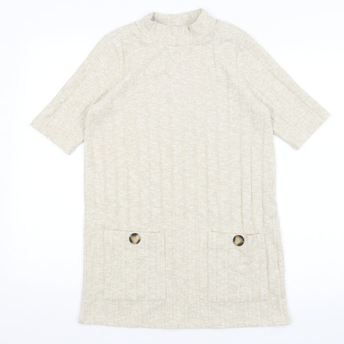 F&F Womens Beige   Vest Jumper Size 14