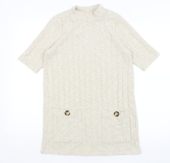 F&F Womens Beige   Vest Jumper Size 14