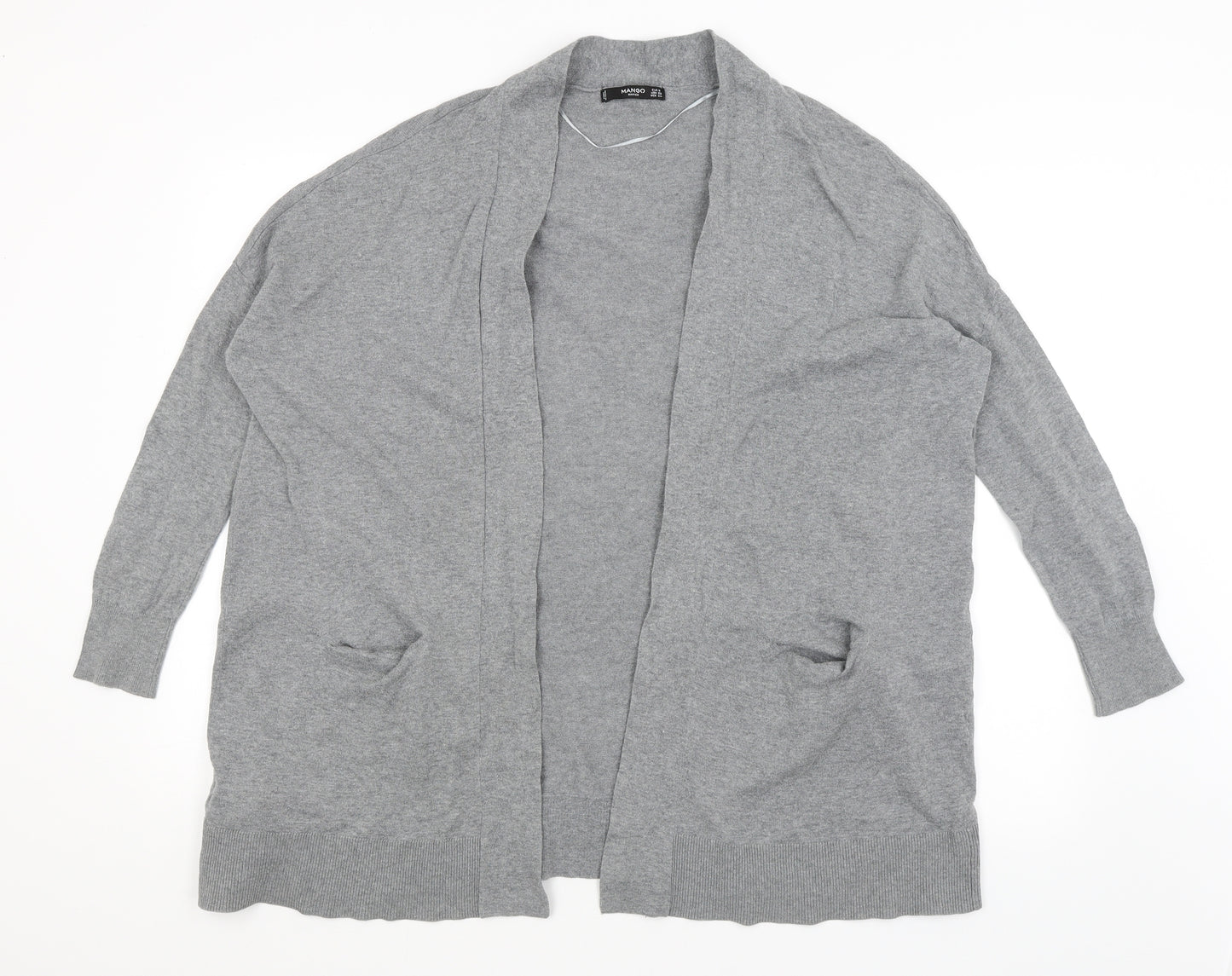 Mango Womens Grey   Wrap Jumper Size S