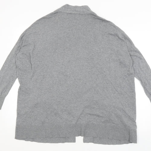 Mango Womens Grey   Wrap Jumper Size S