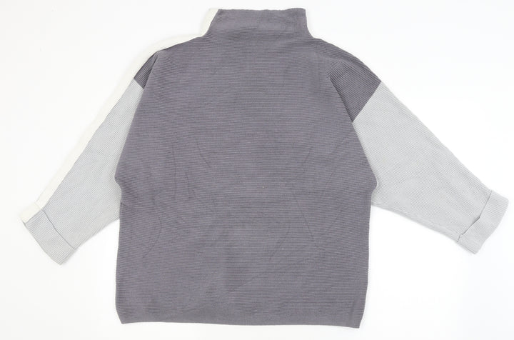 M&Co Womens Grey Pullover Jumper Size 16