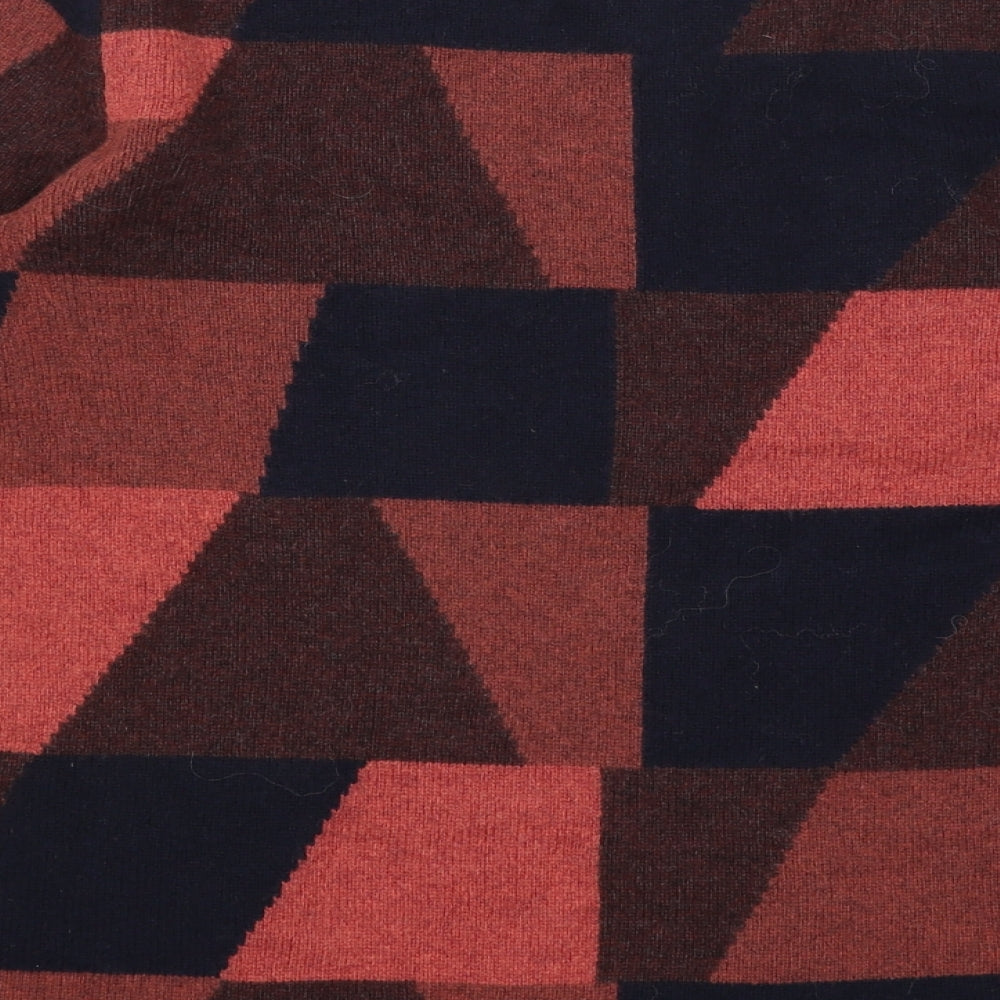 Sea Salt Womens Red Geometric  Pullover Jumper Size 8