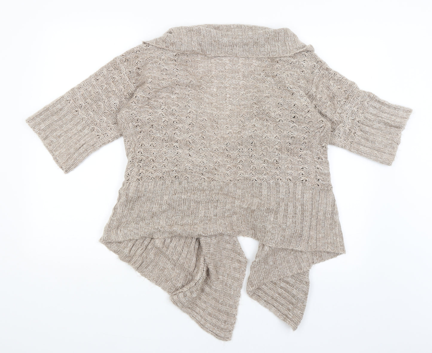New Look Womens Brown   Wrap Jumper Size 10